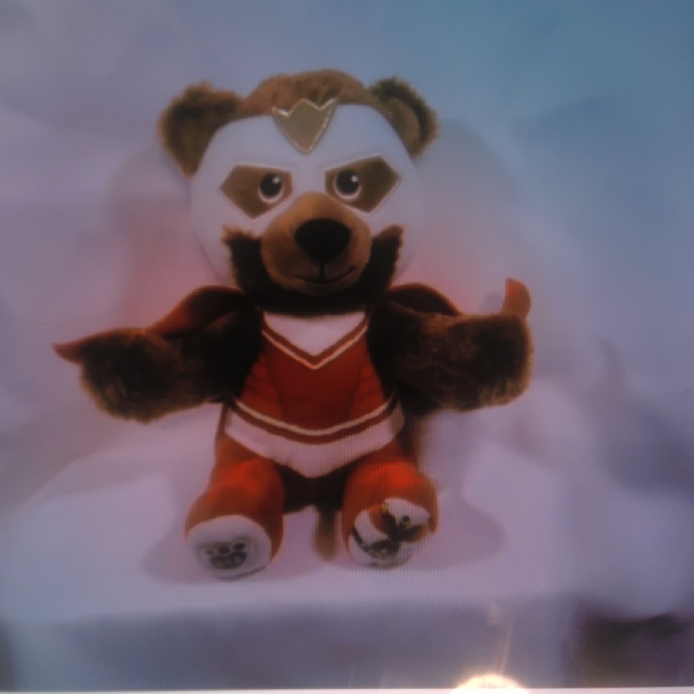 Marvel Superhero Bear Stuffed Animal - Red, Brown, White